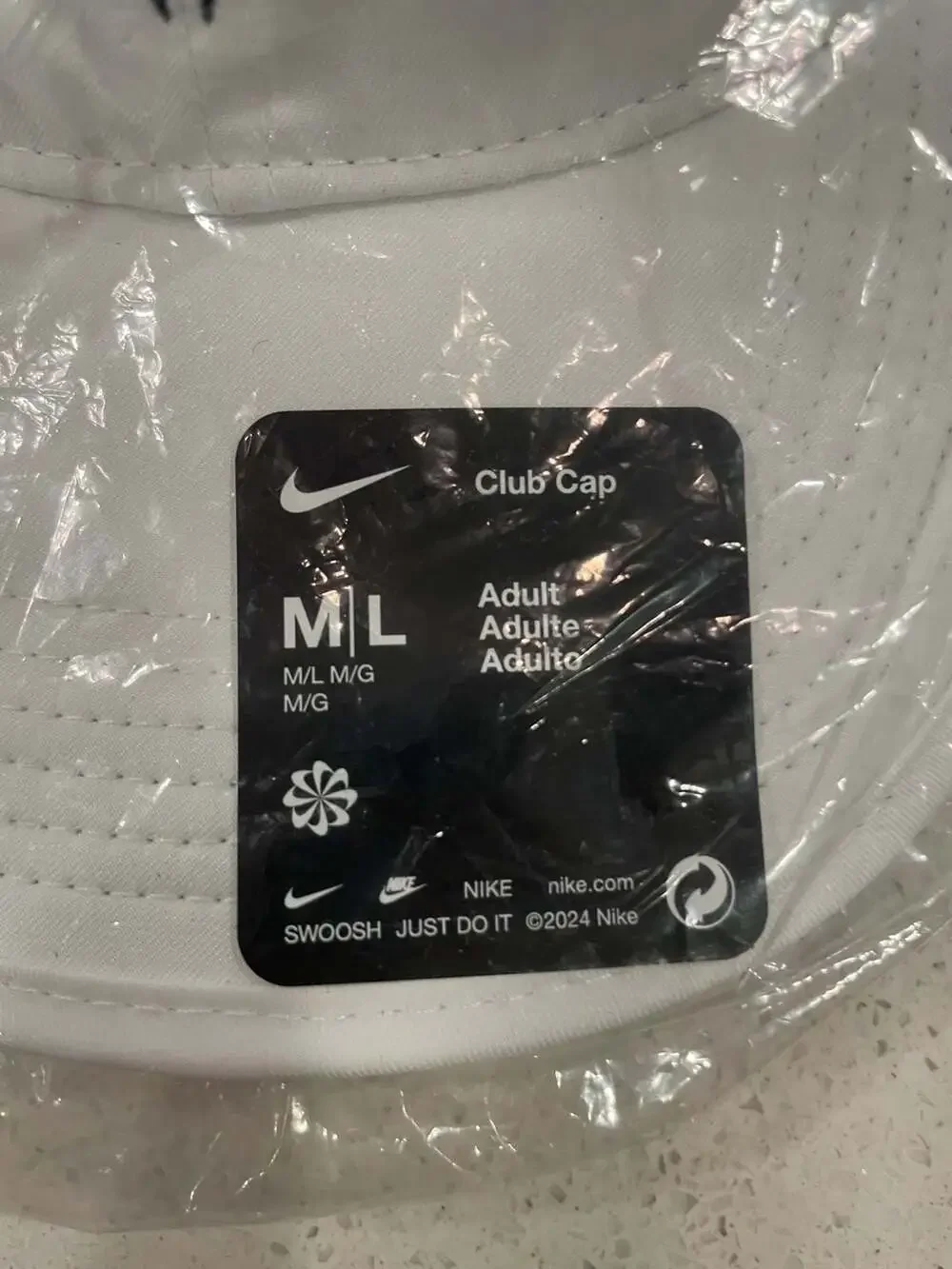 Nike Dri-FIT Club Rafa Tennis Cap White M/L